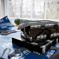 Christian Fishing Wrapping Paper Roll Even Jesus Had A Fish Story Funny Fisherman - Wonder Print Shop