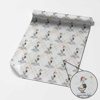 Christian Goose Wrapping Paper Roll Sorry I Am Late His Timing Not Mine - Wonder Print Shop