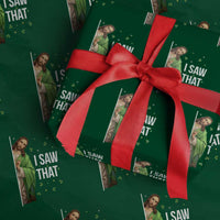Christian Jesus St Patricks Day Meme Wrapping Paper Roll I Saw That
