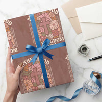 Christian Mom Wrapping Paper Roll Motherhood Is Kingdom Work Floral Mother's Day