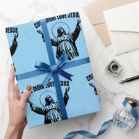 Christian Mom Faith Wrapping Paper Roll Cool Mom Love Jesus - Wonder Print Shop