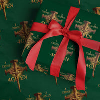 Christian One Cross Three Nails Four Given Wrapping Paper Roll Jesus God