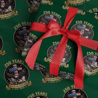 Christian Patriotic Eagle Cross Wrapping Paper Roll 250 Years Faith And Freedom USA Gift