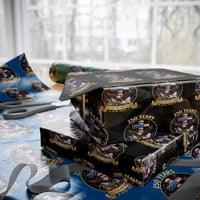Christian Patriotic Eagle Cross Wrapping Paper Roll 250 Years Faith And Freedom USA Gift