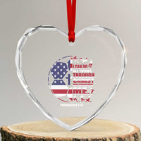 Christian Soccer Heart Crystal Glass Ornament I Can Do All Things Through Christ Who Strengthens Me