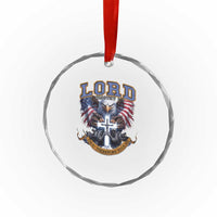 Christian Soldier Crystal Glass Ornament Army Of The Lord Thou Therefore Endure Hardness As A Good Soldier - Wonder Print Shop