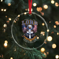 Christian Soldier Crystal Glass Ornament Army Of The Lord Thou Therefore Endure Hardness As A Good Soldier - Wonder Print Shop