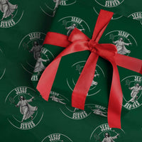 Christian Tennis Funny Gift For Believers Wrapping Paper Roll Jesus Serves - Wonder Print Shop