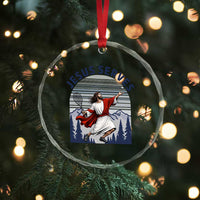 Christian Tennis Lover Gift Crystal Glass Ornament Funny Christian Gift - Wonder Print Shop