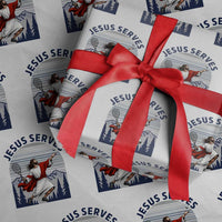 Christian Tennis Lover Gift Wrapping Paper Roll Funny Christian Gift - Wonder Print Shop
