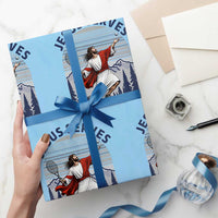 Christian Tennis Lover Gift Wrapping Paper Roll Funny Christian Gift - Wonder Print Shop