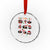 Christian Xmas Crystal Glass Ornament God Says I Am African American Women Scriptures Affirmations - Wonder Print Shop