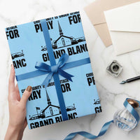 Christianity Is Under Attack Wrapping Paper Roll Pray for Grand Blanc Church Michigan Faith Support - Wonder Print Shop