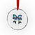 Christmas Alaska Aurora Crystal Glass Ornament Christian Most Wonderful Time Of The Year Coquette Bow - Wonder Print Shop