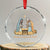Christmas Begins With Christ Crystal Glass Ornament Christian Xmas Nativity Scene - Wonder Print Shop