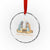 Christmas Begins With Christ Crystal Glass Ornament Christian Xmas Nativity Scene - Wonder Print Shop