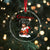 Christmas Begins With Christ Crystal Glass Ornament Jesus Santa Riding Bicycle - Wonder Print Shop