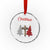 Christmas Begins With Christ Crystal Glass Ornament Leopard Cross Plaid Xmas Tree - Wonder Print Shop