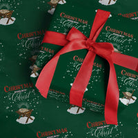 Christmas Begins With Christ Wrapping Paper Roll Christian Christmas Jesus God - Wonder Print Shop