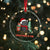 Christmas Black Cat Crystal Glass Ornament It's Fine I'm Fine Everything Is Fine Xmas Light Funny - Wonder Print Shop