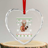 Christmas Bruh 67 Green Hands Heart Crystal Glass Ornament Monster Six Seven Meme Holiday Gag Gift - Wonder Print Shop