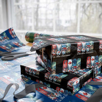 Christmas Canada Ice Hockey Lover Wrapping Paper Roll Tis The Season - Wonder Print Shop