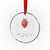 Christmas Cardiac Nurse Crystal Glass Ornament Cardiac Crew Anatomical Anatomy Xmas Heart With Lights - Wonder Print Shop