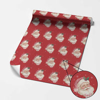 Christmas Coquette Pink Santa Bow Wrapping Paper Roll - Wonder Print Shop