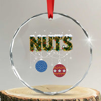 Christmas Couples Crystal Glass Ornament Chestnuts Xmas Matching Family Funny Nuts TS02