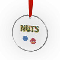Christmas Couples Crystal Glass Ornament Chestnuts Xmas Matching Family Funny Nuts TS02