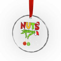 Christmas Couples Crystal Glass Ornament Chestnuts Xmas Matching Family Funny Nuts Skeleton TS02