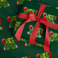 Christmas Couples Wrapping Paper Roll Chestnuts Xmas Matching Family Funny Chest Skeleton