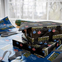 Christmas Couples Wrapping Paper Roll Chestnuts Xmas Matching Family Funny Nuts