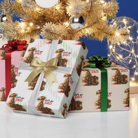Christmas Cowgirl Boots Wrapping Paper Roll Western Cowboy Hat Howdy - Wonder Print Shop