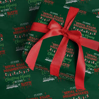 Christmas Criminal Podcast Lover Wrapping Paper Roll It's Either Serial Killer Documentaries Or Christmas Movie - Wonder Print Shop
