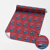 Christmas Cruise Wrapping Paper Roll Merry Cruisemas Xmas Family Trip Reunion