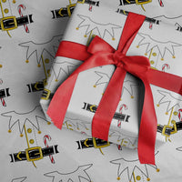 Christmas Elf Costume Wrapping Paper Roll Holiday Costume Funny Christmas Gift - Wonder Print Shop