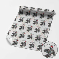 Christmas F Caw F Wrapping Paper Roll Funny Black Crow Meme - Wonder Print Shop