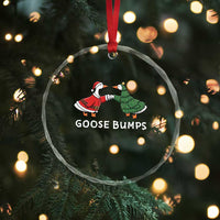 Christmas Goose Bumps Holiday Season Crystal Glass Ornament - Wonder Print Shop