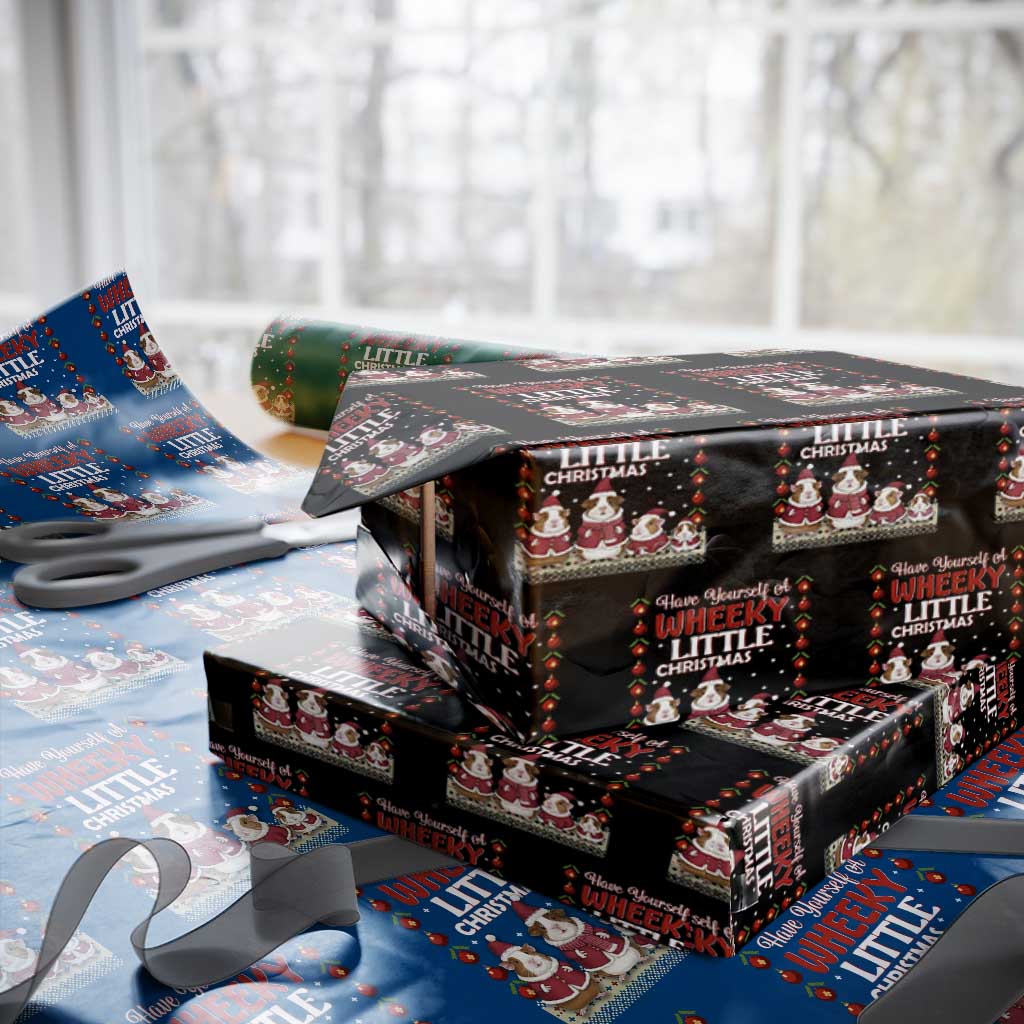 Christmas Guinea Pig Lover Wrapping Paper Roll Have Yourself A Wheeky Little - Wonder Print Shop