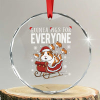 Christmas Guinea Pigs For Everyone Crystal Glass Ornament Funny Cavy Lover Gift - Wonder Print Shop