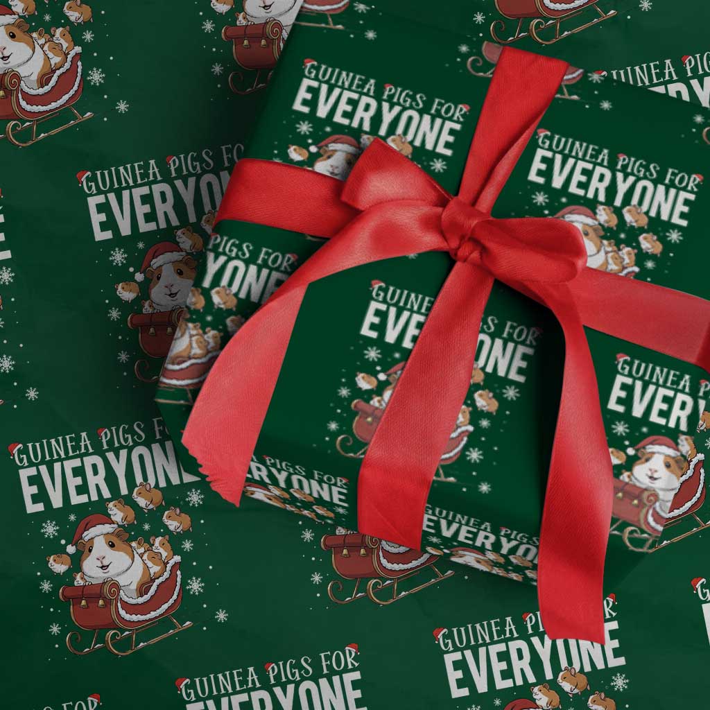 Christmas Guinea Pigs For Everyone Wrapping Paper Roll Funny Cavy Lover Gift - Wonder Print Shop