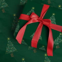 Christmas Gun Wrapping Paper Roll Xmas Tree 2nd Amendment Star - Wonder Print Shop