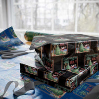 Christmas In July Wrapping Paper Roll Funny Santa Watermelon Xmas Tree