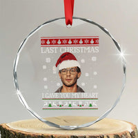 Christmas Jeffrey Dahmer Crystal Glass Ornament True Crime I Gave You My Heart Christmas - Wonder Print Shop