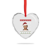 Christmas Jeffrey Dahmer Heart Crystal Glass Ornament True Crime I Gave You My Heart Christmas - Wonder Print Shop