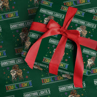 Christmas Lights And Equal Rights Ugly Sweater Wrapping Paper Roll Xmas Activism Gift - Wonder Print Shop