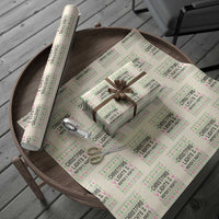 Christmas Lights And Womens Rights Wrapping Paper Roll Equality Feminist Gift - Wonder Print Shop