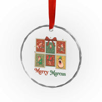 Christmas Marcus The Worm Meme Crystal Glass Ornament Funny Merry Marcus Gift - Wonder Print Shop