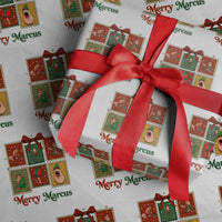 Christmas Marcus The Worm Meme Wrapping Paper Roll Funny Merry Marcus Gift - Wonder Print Shop